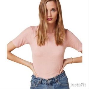 Peachy Pink Reformation T-Shirt Size S